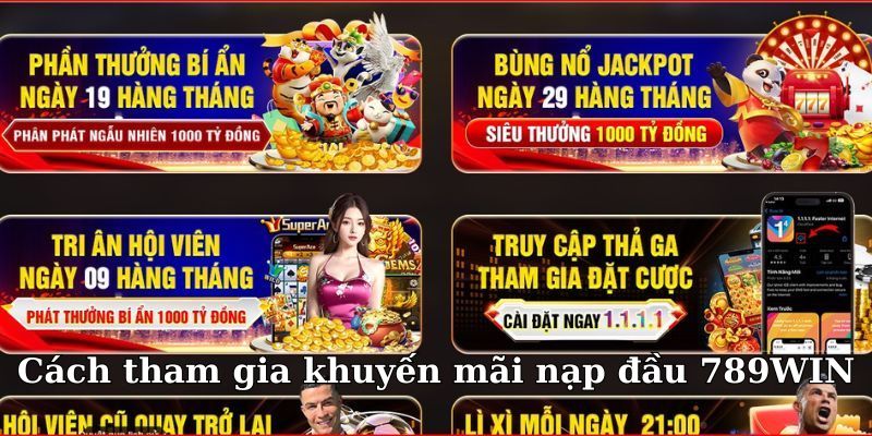 Quy trình tham gia nhận khuyến mãi nạp đầu đơn giản
